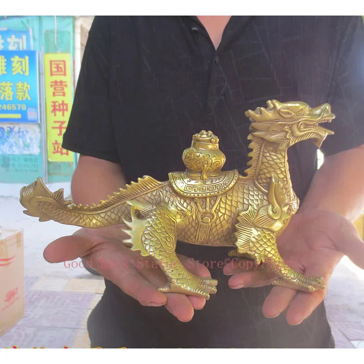 TOP GOODoffice SHOP TOP efficacious Money Drawing GOOD LUCK Mascot talisman # Southeast Asia GOD Dragon FENG SHUI Brass statue
TOP GOODoffice SHOP TOP efficacious Money Drawing GOOD LUCK Mascot talisman # Southeast Asia GOD Dragon FENG SHUI Brass statue