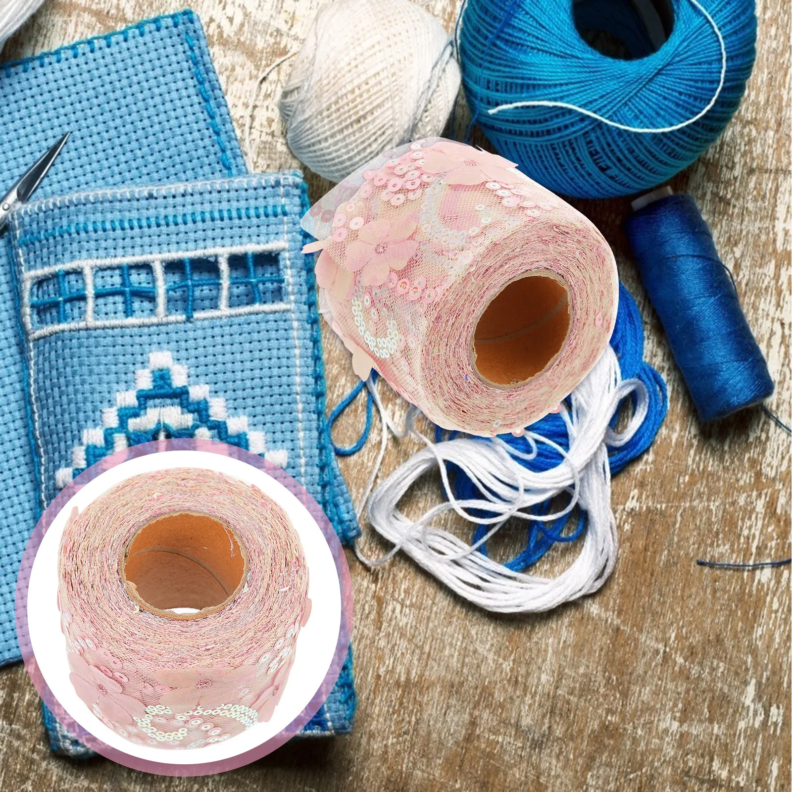 Рулонная тесьма с вышитыми цветами для волос, декоративная лента из органзы для рукоделия, материал для изготовления бантов, портативная швейная тесьма
Рулонная тесьма с вышитыми цветами для волос, декоративная лента из органзы для рукоделия, материал для изготовления бантов, портативная швейная тесьма