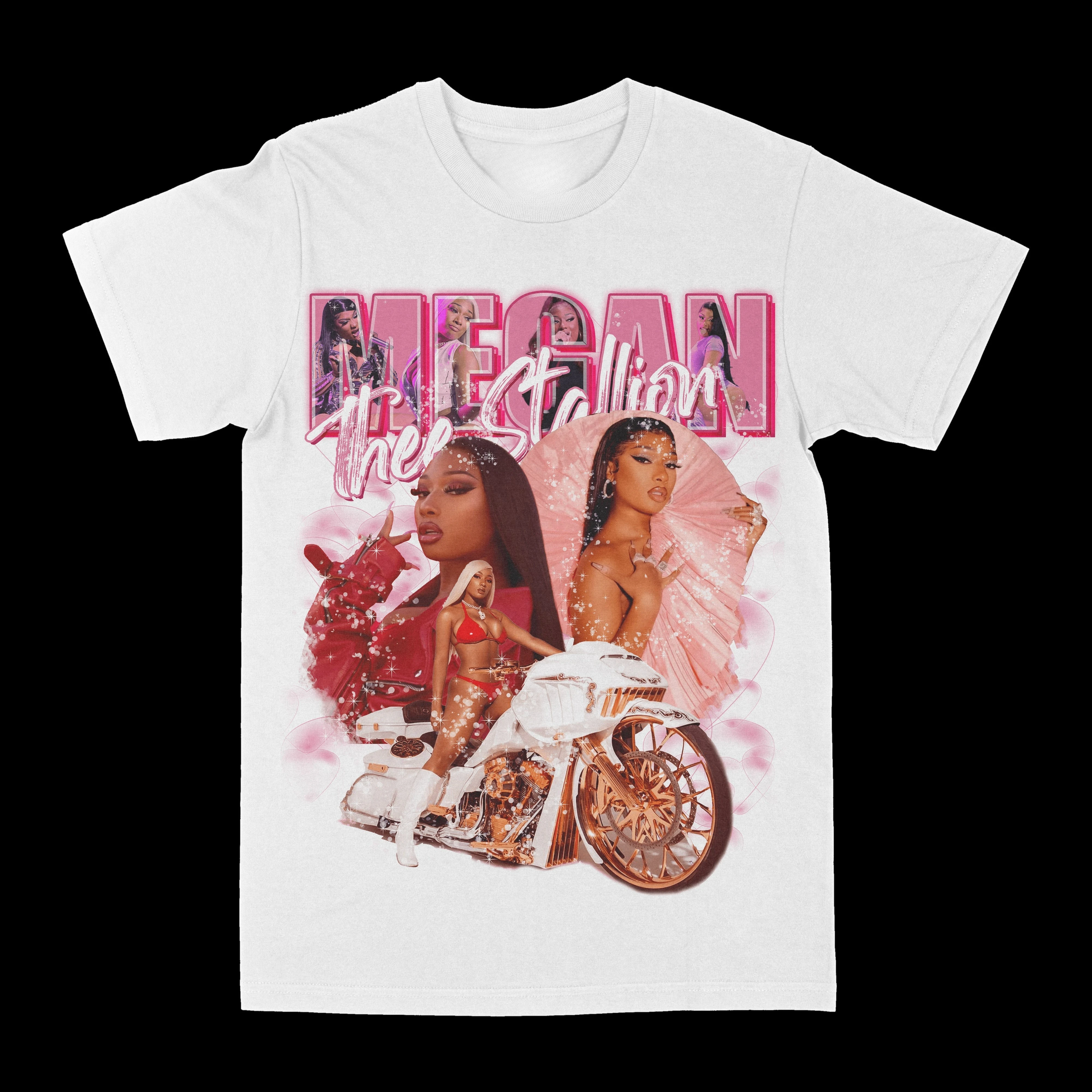 Megan Thee Stallion Graphic T-shirt Patterned Printed T-shirt Summer Luxury Brand Pure Cotton T-shirts for Men and Women
Megan Thee Stallion Graphic T-shirt Patterned Printed T-shirt Summer Luxury Brand Pure Cotton T-shirts for Men and Women
