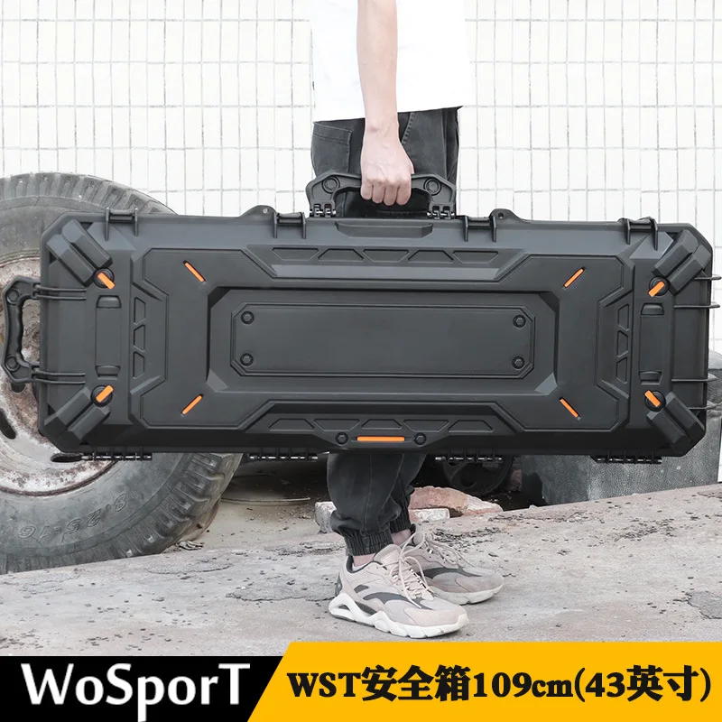 WOSPORT WST Safety Box 109cm (42 inches) Bow and Arrow Box Storage Fishing Gear Strip Outdoor Storage Box
WOSPORT WST Safety Box 109cm (42 inches) Bow and Arrow Box Storage Fishing Gear Strip Outdoor Storage Box