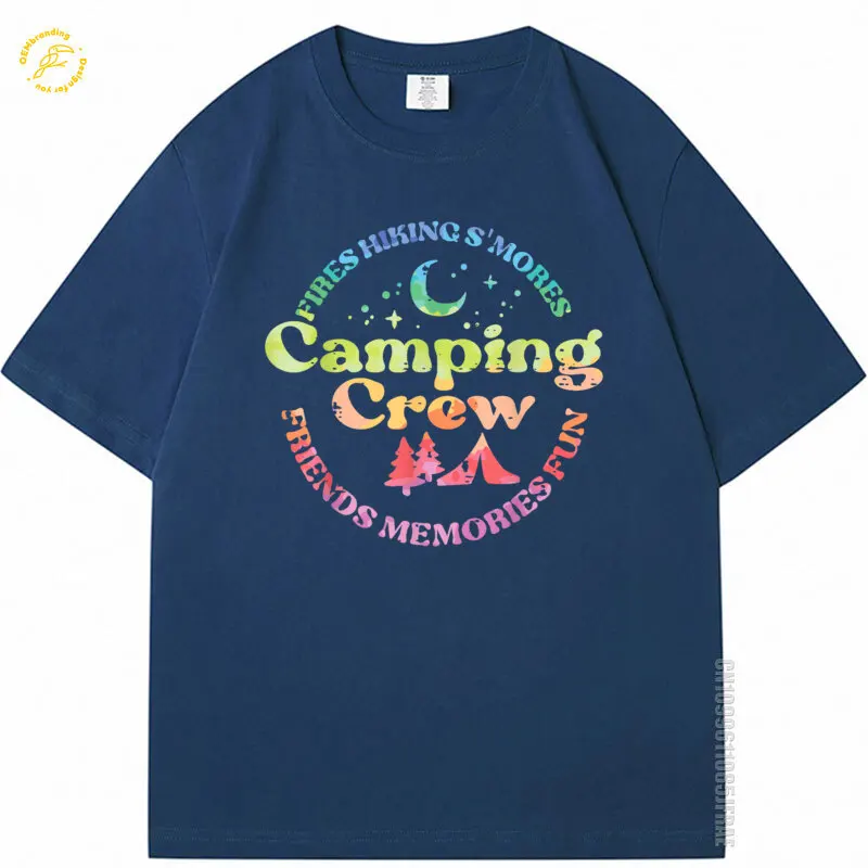 Campin Crew Family Friends Men T Shirts Cotton TShirt Fires Hikin Memories Fun Sweatsuit Personalized T-Shirt Luxury Brand
Campin Crew Family Friends Men T Shirts Cotton TShirt Fires Hikin Memories Fun Sweatsuit Personalized T-Shirt Luxury Brand