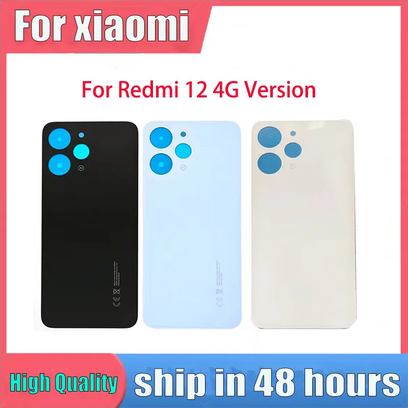 For Xiaomi Redmi 12 4G 23053RN02A Battery Cover Back Glass Panel Rear Housing Door Case Repair Replace Parts
For Xiaomi Redmi 12 4G 23053RN02A Battery Cover Back Glass Panel Rear Housing Door Case Repair Replace Parts