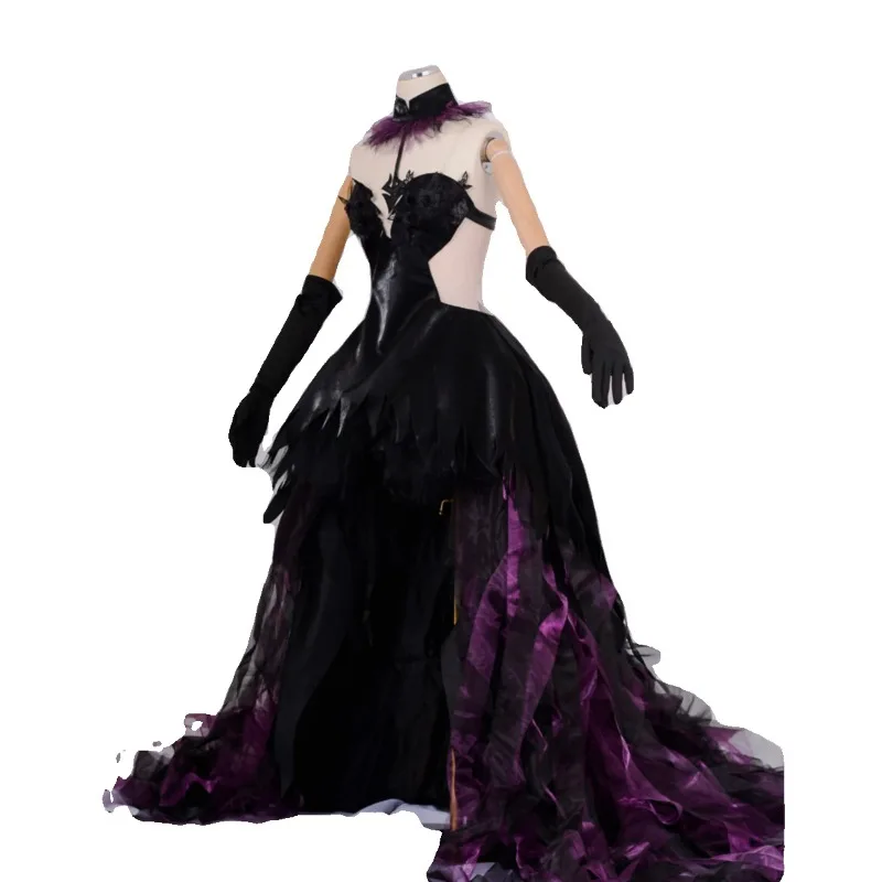 Puella Magi Madoka Magica Cosplay Costume Homura Akemi Demon Gown Full Set Anime Demon Homura Role Play Outfit for Halloween
Puella Magi Madoka Magica Cosplay Costume Homura Akemi Demon Gown Full Set Anime Demon Homura Role Play Outfit for Halloween
