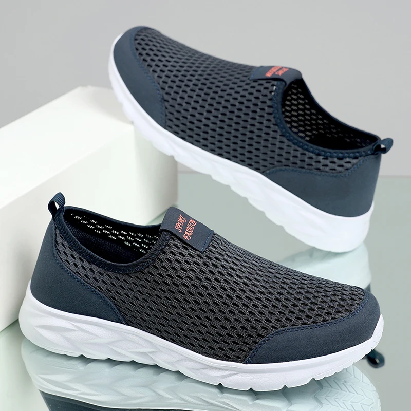 Summer Men's Athletic Breathable Mesh Sneakers Lightweight Non-Slip Walking Shoes EVA Sole Casual Outdoor Sport Shoes for Men
Summer Men's Athletic Breathable Mesh Sneakers Lightweight Non-Slip Walking Shoes EVA Sole Casual Outdoor Sport Shoes for Men