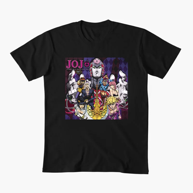0413 JoJo's Bizarre Adventure Anime Gift t shirt 100% cotton printed Graphic Clothes Y2K clothing Cartoon Tee All size Tops
0413 JoJo's Bizarre Adventure Anime Gift t shirt 100% cotton printed Graphic Clothes Y2K clothing Cartoon Tee All size Tops