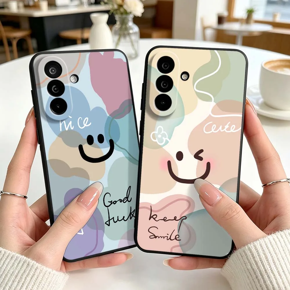 Funny Smiley Faces Pattern For Samsung Galaxy A71 A56 A55 A54 A53 A51 A50 A41 A40 A20e A16 A06 A05 Black Cover Phone Case
Funny Smiley Faces Pattern For Samsung Galaxy A71 A56 A55 A54 A53 A51 A50 A41 A40 A20e A16 A06 A05 Black Cover Phone Case