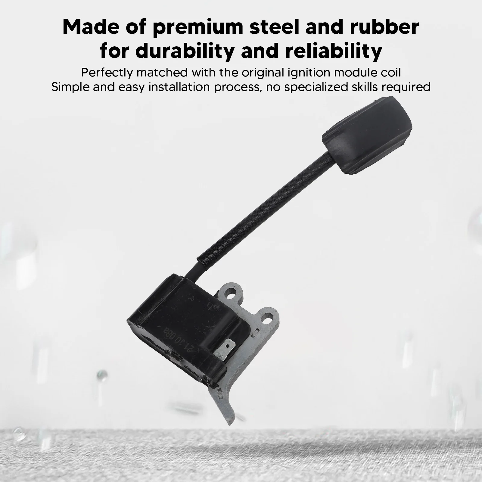 Катушка зажигания в сборе, простая в установке, стальной чувствительный двигатель газонокосилки, катушка зажигания, точное соответствие для B40BT 
Катушка зажигания в сборе, простая в установке, стальной чувствительный двигатель газонокосилки, катушка зажигания, точное соответствие для B40BT