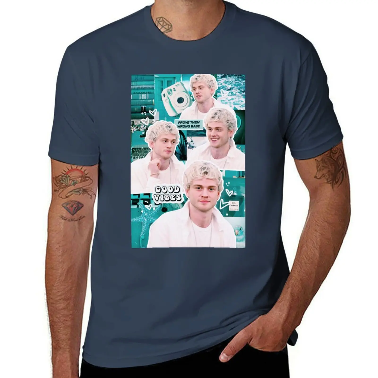 Tristan Evans Collage T-Shirt Casual Breathable Short Sleeve Top
Tristan Evans Collage T-Shirt Casual Breathable Short Sleeve Top