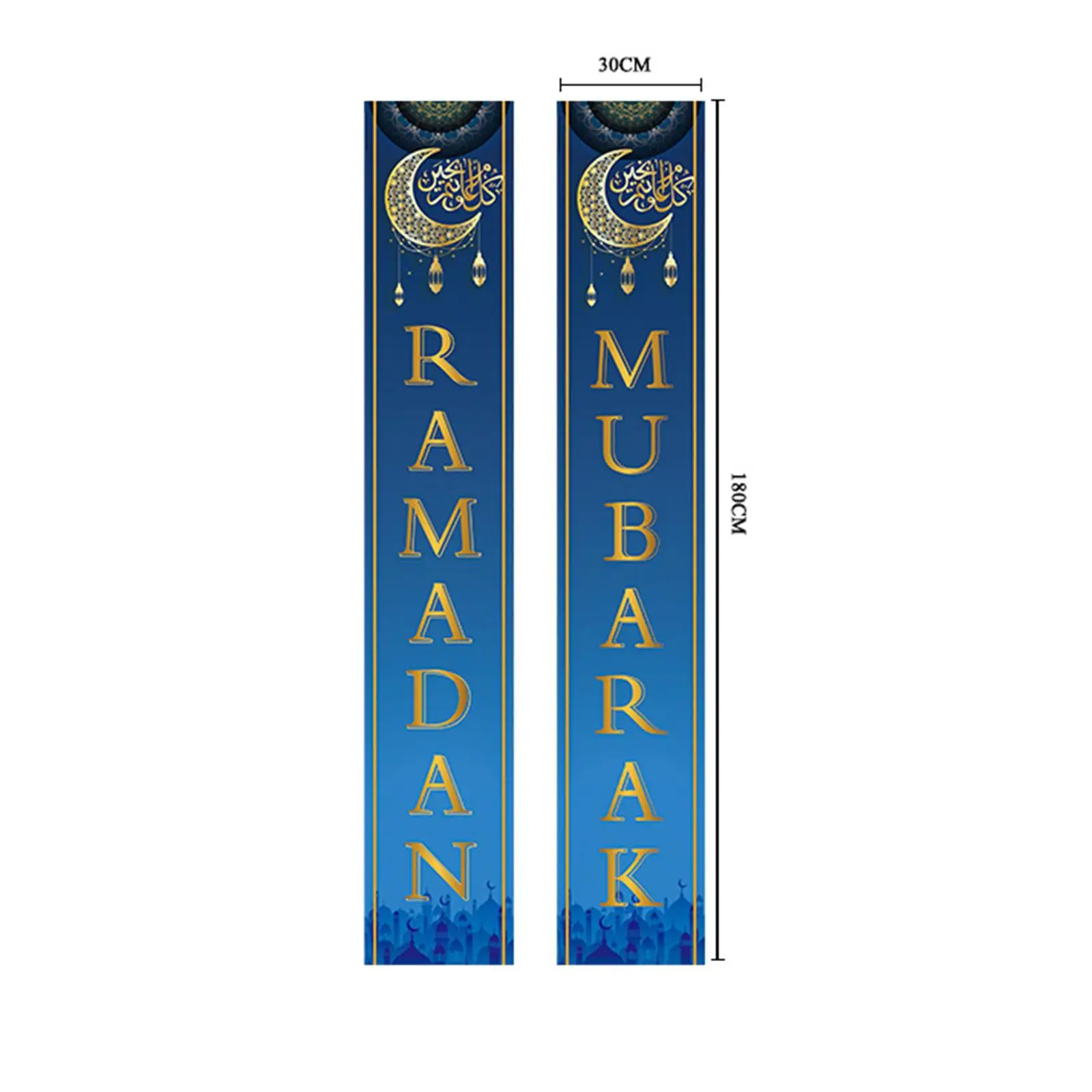 Hanging Ramadan Mubarak Porch Sign Eid Mubarak Banner for Door Outdoor Decor
Hanging Ramadan Mubarak Porch Sign Eid Mubarak Banner for Door Outdoor Decor