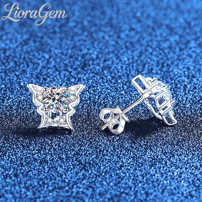 LioraGem Elegant 0.5-Carat Moissanite Stud Earrings for Women, Stylish Butterfly-Inspired Moissanite Stud Platinum PT950 Stamp
LioraGem Elegant 0.5-Carat Moissanite Stud Earrings for Women, Stylish Butterfly-Inspired Moissanite Stud Platinum PT950 Stamp