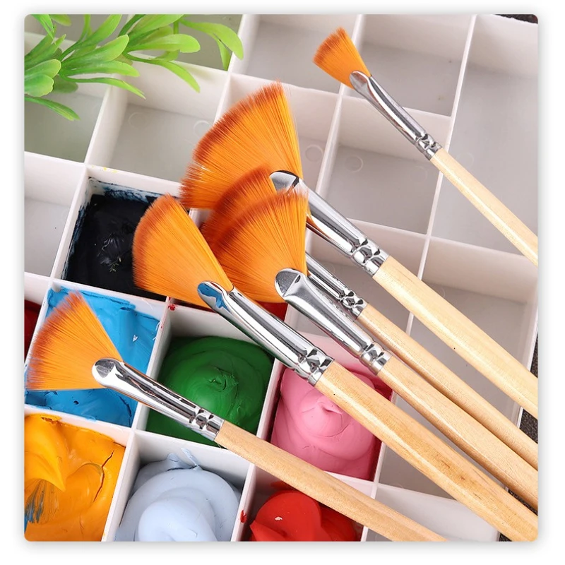 32-piece combination nylon wood brush Students' art painting oil painting hook brush multifunctional set
32-piece combination nylon wood brush Students' art painting oil painting hook brush multifunctional set
