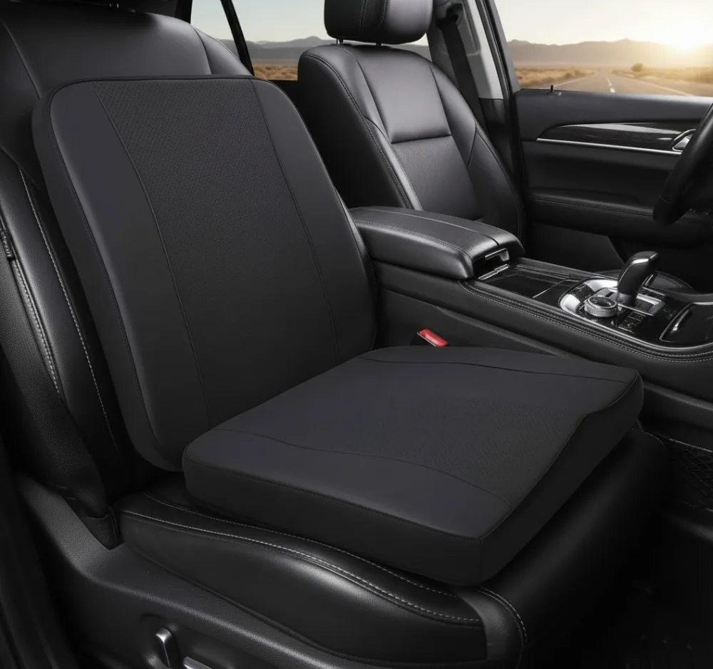 Подушка для автомобильного сиденья из пены с эффектом памяти для облегчения боли в ишиасе и спине, эргономичная поддержка для вождения офиса, инвалидной коляски, черная
Подушка для автомобильного сиденья из пены с эффектом памяти для облегчения боли в ишиасе и спине, эргономичная поддержка для вождения офиса, инвалидной коляски, черная