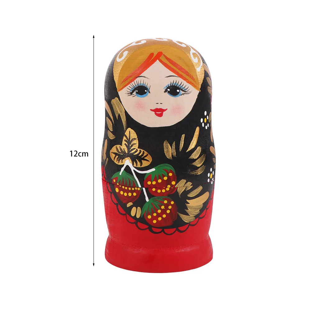 Classic 5 Layers Matryoshka Handmade Wooden Nesting Strawberry Girls Cute Russian Nesting For Children
Classic 5 Layers Matryoshka Handmade Wooden Nesting Strawberry Girls Cute Russian Nesting For Children