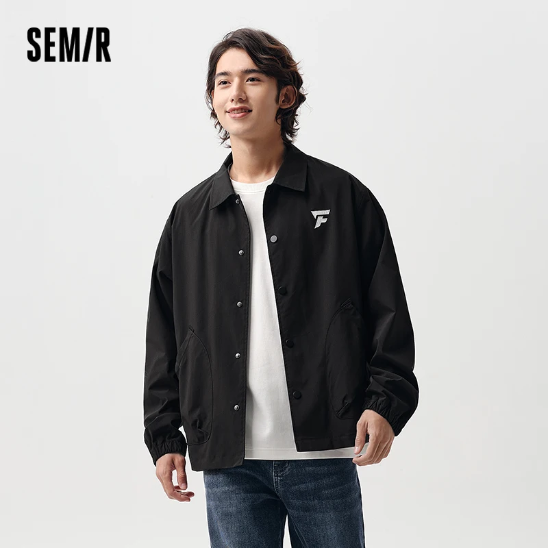Semir Верхняя одежда Мужская весенняя текстурированная куртка Легкий уличный топ с вышитыми лацканами Модный Модный и универсальный
Semir Верхняя одежда Мужская весенняя текстурированная куртка Легкий уличный топ с вышитыми лацканами Модный Модный и универсальный