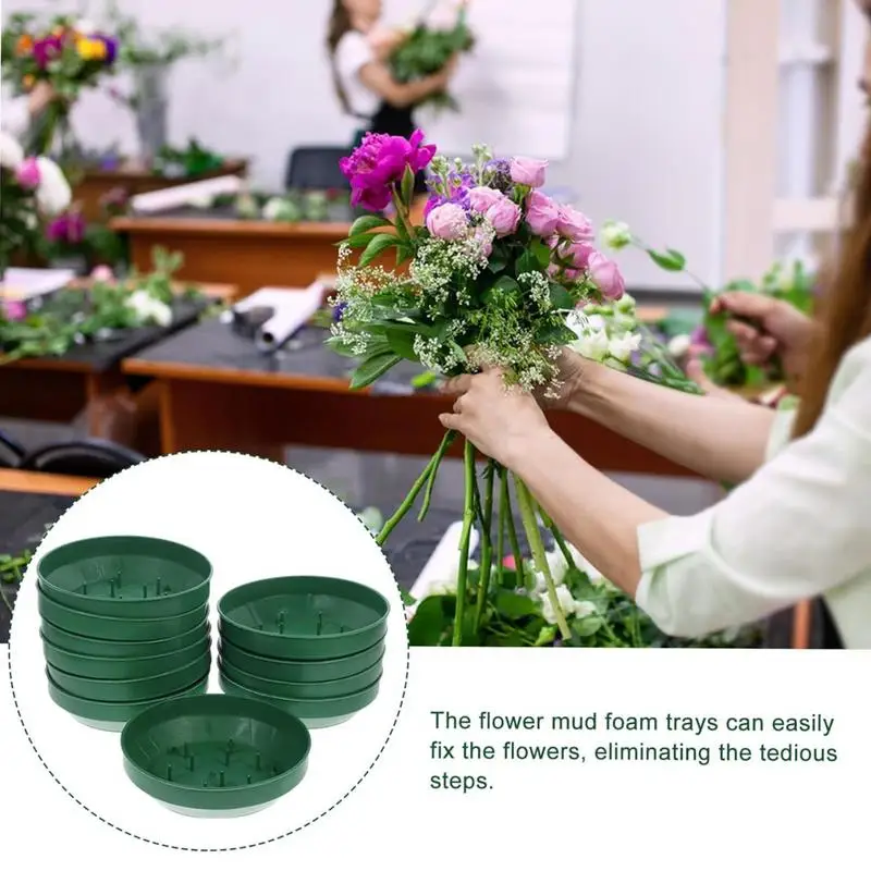 Floral Containers Flower Mud Fixing Plates 10x Modern Reusability Flower Mud Fixing Plate For Party Wedding Festival Decor
Floral Containers Flower Mud Fixing Plates 10x Modern Reusability Flower Mud Fixing Plate For Party Wedding Festival Decor