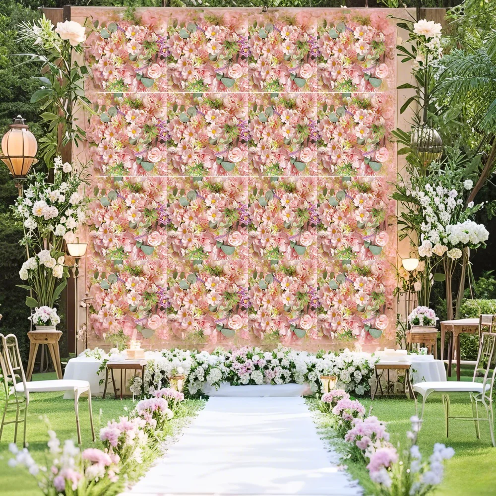 Spring Wedding Decoration Mockup Flower Wall Panel Artificial Rose Garden 3D Artificial Flower Wall Background Wall
Spring Wedding Decoration Mockup Flower Wall Panel Artificial Rose Garden 3D Artificial Flower Wall Background Wall