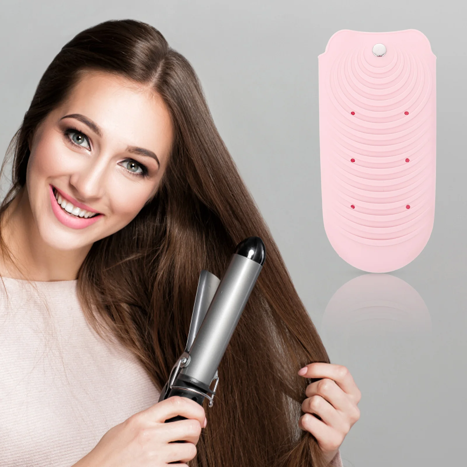 Silicone Heat Resistant Pouch Anti-Slip For Hair Straightener Curling Iron Storage Organizer Travel Flat Iron Holder
Silicone Heat Resistant Pouch Anti-Slip For Hair Straightener Curling Iron Storage Organizer Travel Flat Iron Holder