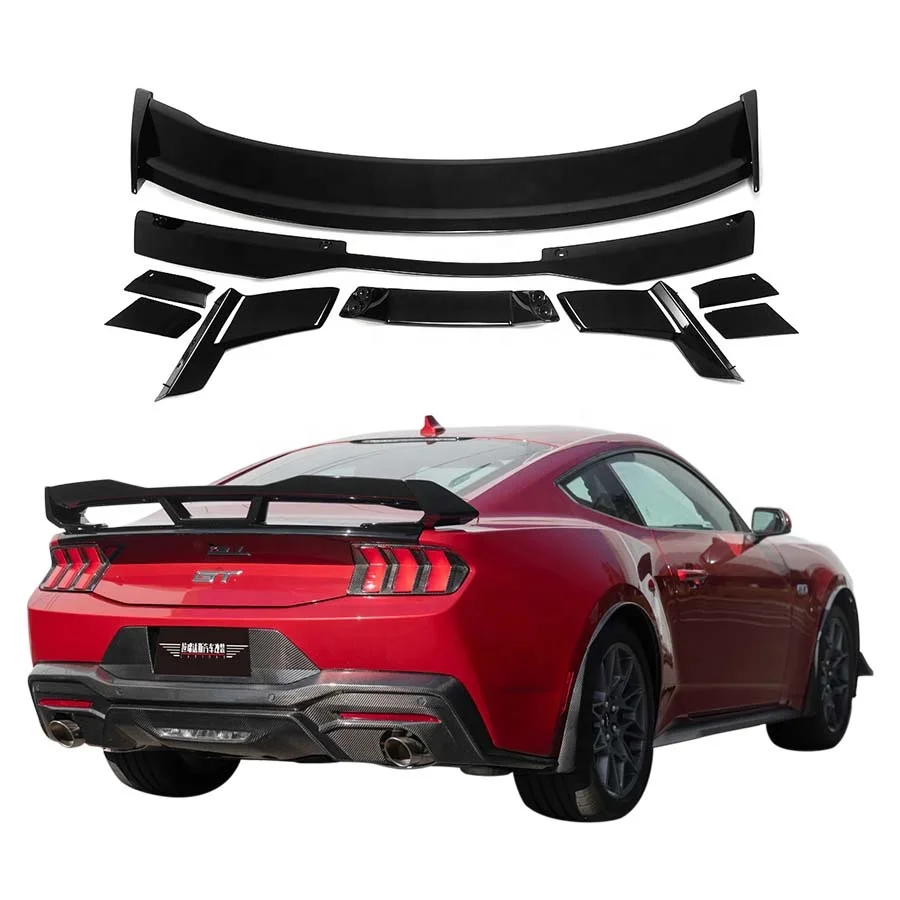 NEW Ford Mustang Dark Horse S650 2.3T EcoBoost 5.0 GT 2024 Rear Spoiler with Tail Wings Body Kits for Trunk Accessory
NEW Ford Mustang Dark Horse S650 2.3T EcoBoost 5.0 GT 2024 Rear Spoiler with Tail Wings Body Kits for Trunk Accessory