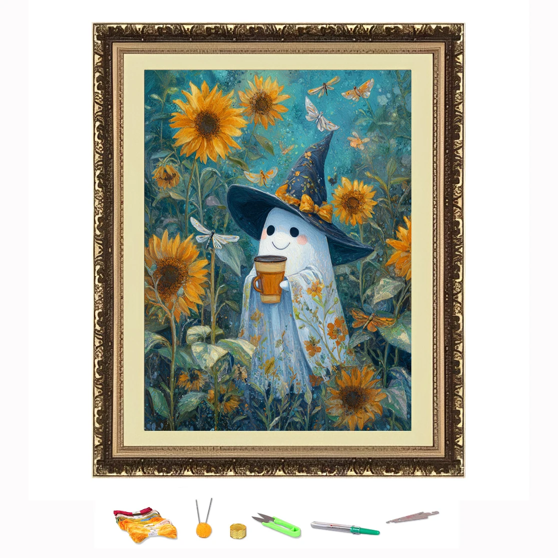 Вышивка крестиком Эльф с чашкой. Набор для рукоделия своими руками для рисования ниток, украшение, напечатанный на Canva 11CT 
Вышивка крестиком Эльф с чашкой. Набор для рукоделия своими руками для рисования ниток, украшение, напечатанный на Canva 11CT