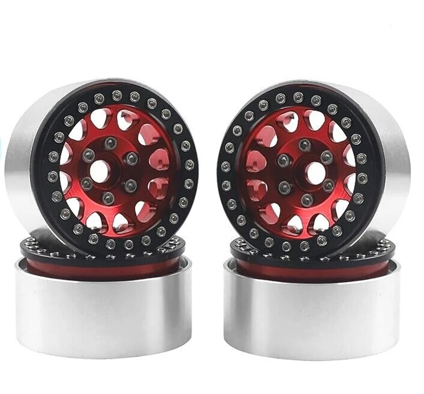 4Pcs CNC Aluminum Alloy 1.9 Inch Beadlock Wheels Rim for 1/10 RC Crawler Car Axial SCX10 90046 AXI03007 TRX4 VS4-10 Redcat
4Pcs CNC Aluminum Alloy 1.9 Inch Beadlock Wheels Rim for 1/10 RC Crawler Car Axial SCX10 90046 AXI03007 TRX4 VS4-10 Redcat