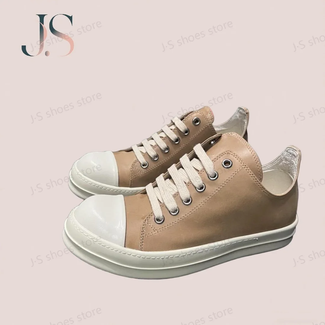 R-o Luxury Camel Color Leather Low Top Shoe Camel Leather Men Shoes Retro Women Casual Sneaker Lace Up Cowhide Sneakers
R-o Luxury Camel Color Leather Low Top Shoe Camel Leather Men Shoes Retro Women Casual Sneaker Lace Up Cowhide Sneakers