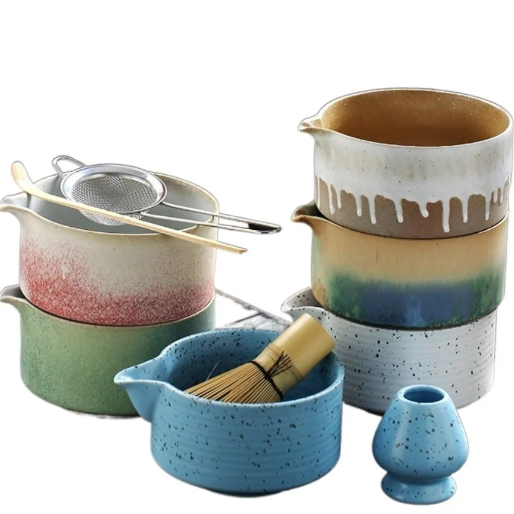 A Set Refined Ceramic Bowl Matcha Bowl and Whisk Holder Premium Quality Quaint and Elegant Tea-making Tools Matcha Tool Set Gift
A Set Refined Ceramic Bowl Matcha Bowl and Whisk Holder Premium Quality Quaint and Elegant Tea-making Tools Matcha Tool Set Gift