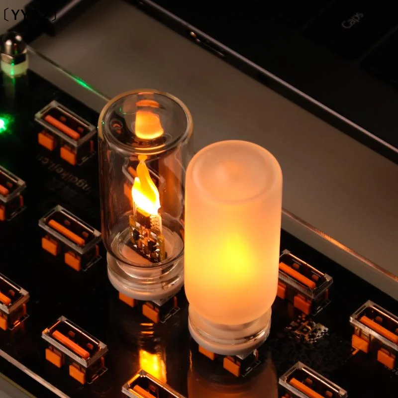 1 Set Simulated Flame USB Flame Flickering LED Frosted Clear Glass Candle Night Light With Remote Control For Car Home Decor
1 Set Simulated Flame USB Flame Flickering LED Frosted Clear Glass Candle Night Light With Remote Control For Car Home Decor