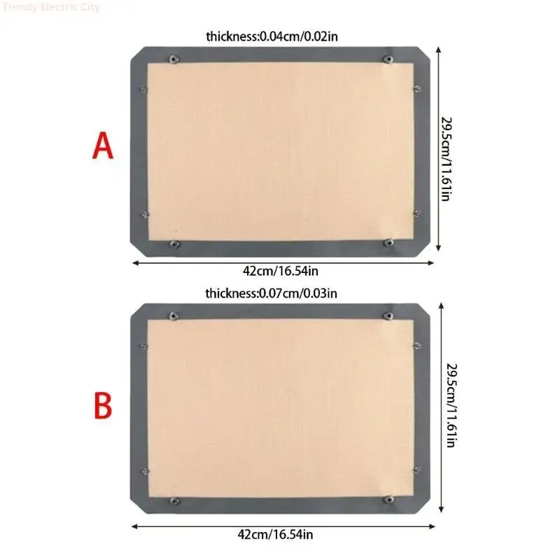 R9CD Силиконовые выпечки коврики Гибкие неприжигающие поверхности профессиональные расходные материалы для выпечки
R9CD Силиконовые выпечки коврики Гибкие неприжигающие поверхности профессиональные расходные материалы для выпечки