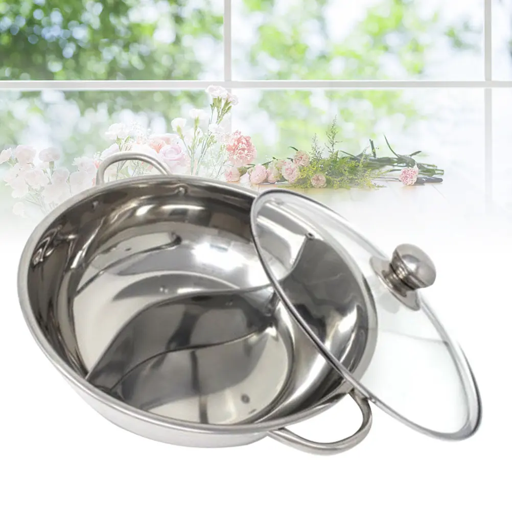 Multifunctional 30Cm Double Side Divider Hot Pot Cookware Food Grade Stainless Steel Glass Lid Suitable for Family Party
Multifunctional 30Cm Double Side Divider Hot Pot Cookware Food Grade Stainless Steel Glass Lid Suitable for Family Party