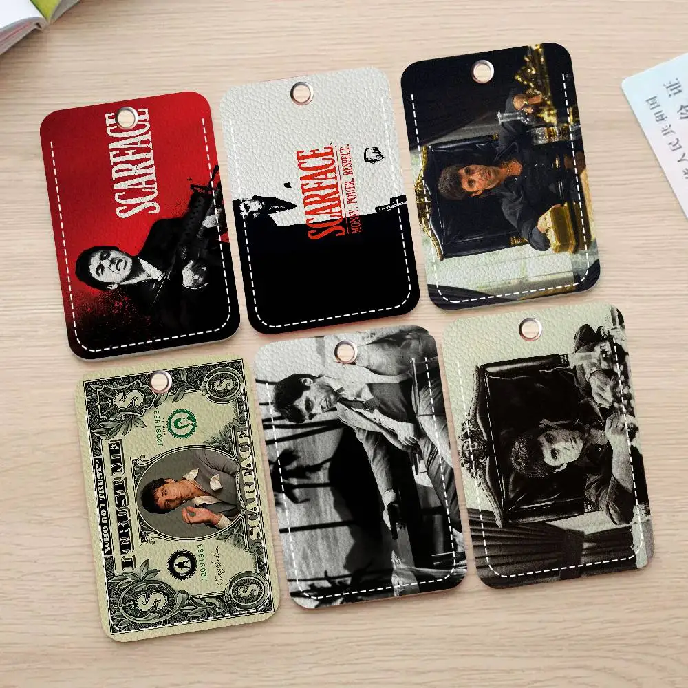 Crime Movie Scarface PU Soft Leather Rectangular Key Card Holder Induction Elevator Protection Cover Youth Faion Accory
Crime Movie Scarface PU Soft Leather Rectangular Key Card Holder Induction Elevator Protection Cover Youth Faion Accory