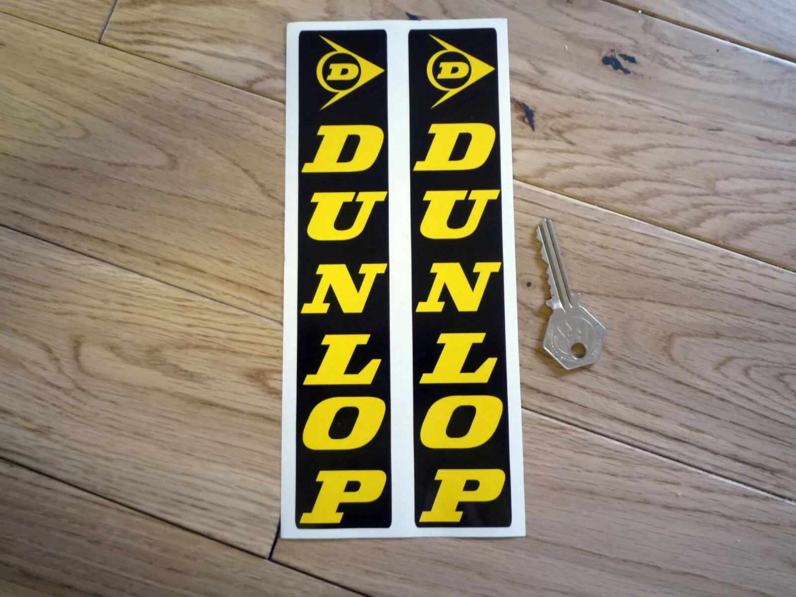 For x2 DUNLOP Yellow on Black Fork Slider 210mm Pair Classic Bike Stickers Moto X Tyres
For x2 DUNLOP Yellow on Black Fork Slider 210mm Pair Classic Bike Stickers Moto X Tyres
