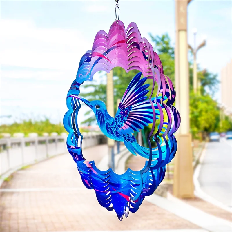 A35F New 12Inch Flying Bird Wind Spinner Metal 3D Rotating Windchimes Luxury Art Garden Hanging Outdoor Decoration
A35F New 12Inch Flying Bird Wind Spinner Metal 3D Rotating Windchimes Luxury Art Garden Hanging Outdoor Decoration