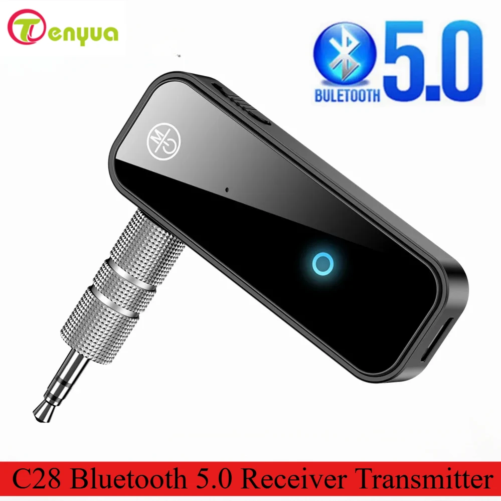 C28 Bluetooth 5.0 Receiver Transmitter 2 in 1 Wireless Adapter 3.5mm Jack For Car Music Audio Receiver Aux Headphone Handsfree
C28 Bluetooth 5.0 Receiver Transmitter 2 in 1 Wireless Adapter 3.5mm Jack For Car Music Audio Receiver Aux Headphone Handsfree