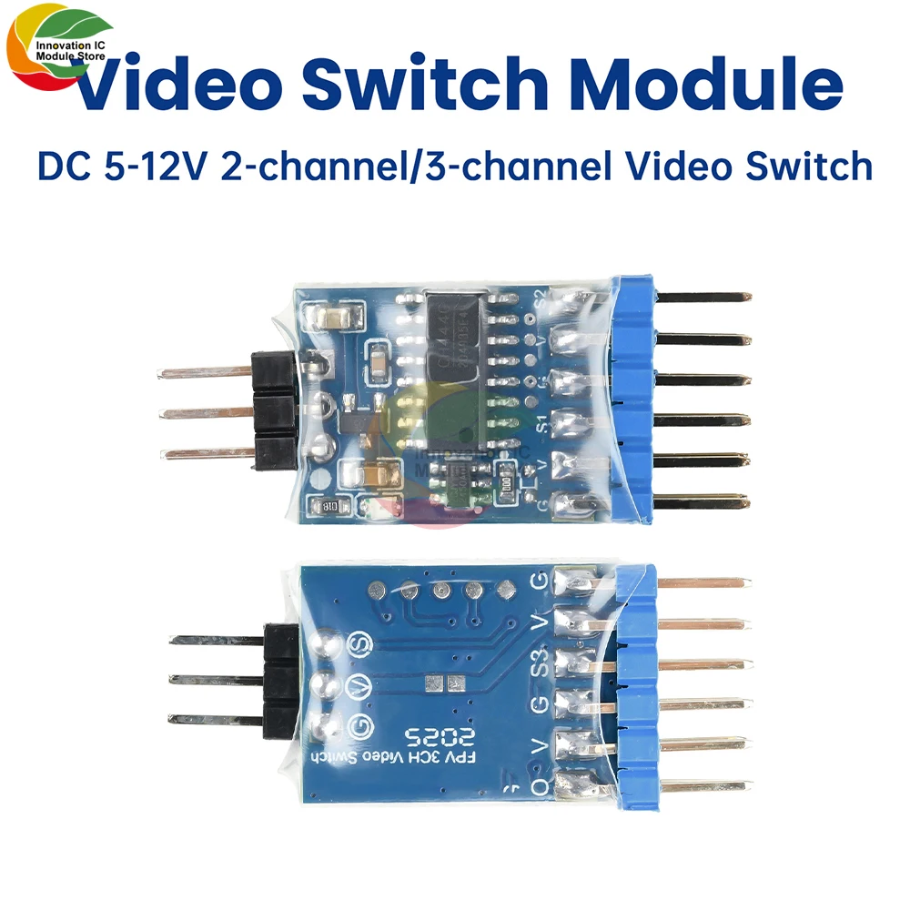 DC 5-12V 2 /3 CH Video Switcher Video Switch Module For Fpv Crossover Camera
DC 5-12V 2 /3 CH Video Switcher Video Switch Module For Fpv Crossover Camera
