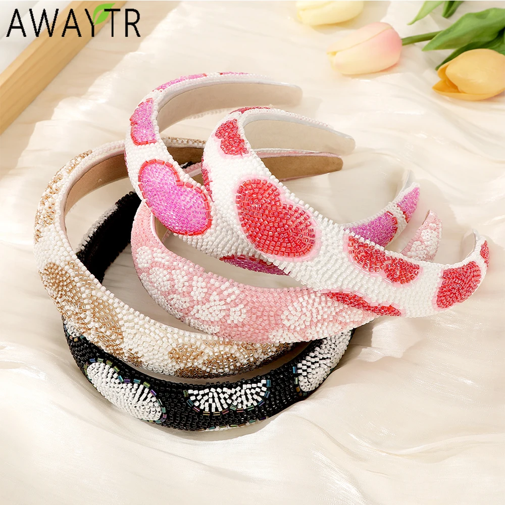 AWAYTR Arcylic Love Heart Headbands Speckled Wide Headband Plastic Hair Accessories For Women Trends
AWAYTR Arcylic Love Heart Headbands Speckled Wide Headband Plastic Hair Accessories For Women Trends