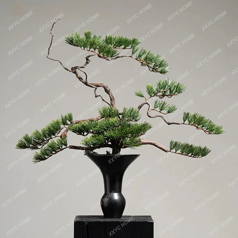 LNew Chinese floral bonsai Japanese zen green plant club tea room ornament
LNew Chinese floral bonsai Japanese zen green plant club tea room ornament