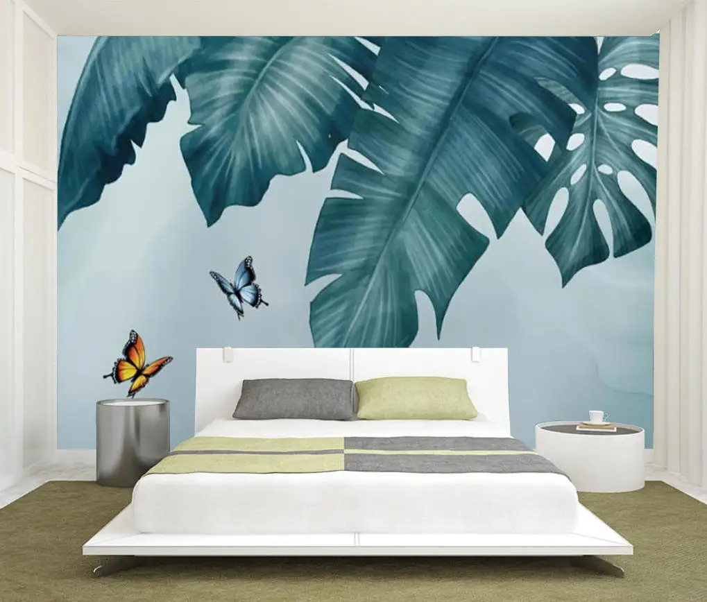 Custom 3d wallpaper for any size modern minimalist hand-painted watercolor plant foliage Nordic background wall decoration
Custom 3d wallpaper for any size modern minimalist hand-painted watercolor plant foliage Nordic background wall decoration