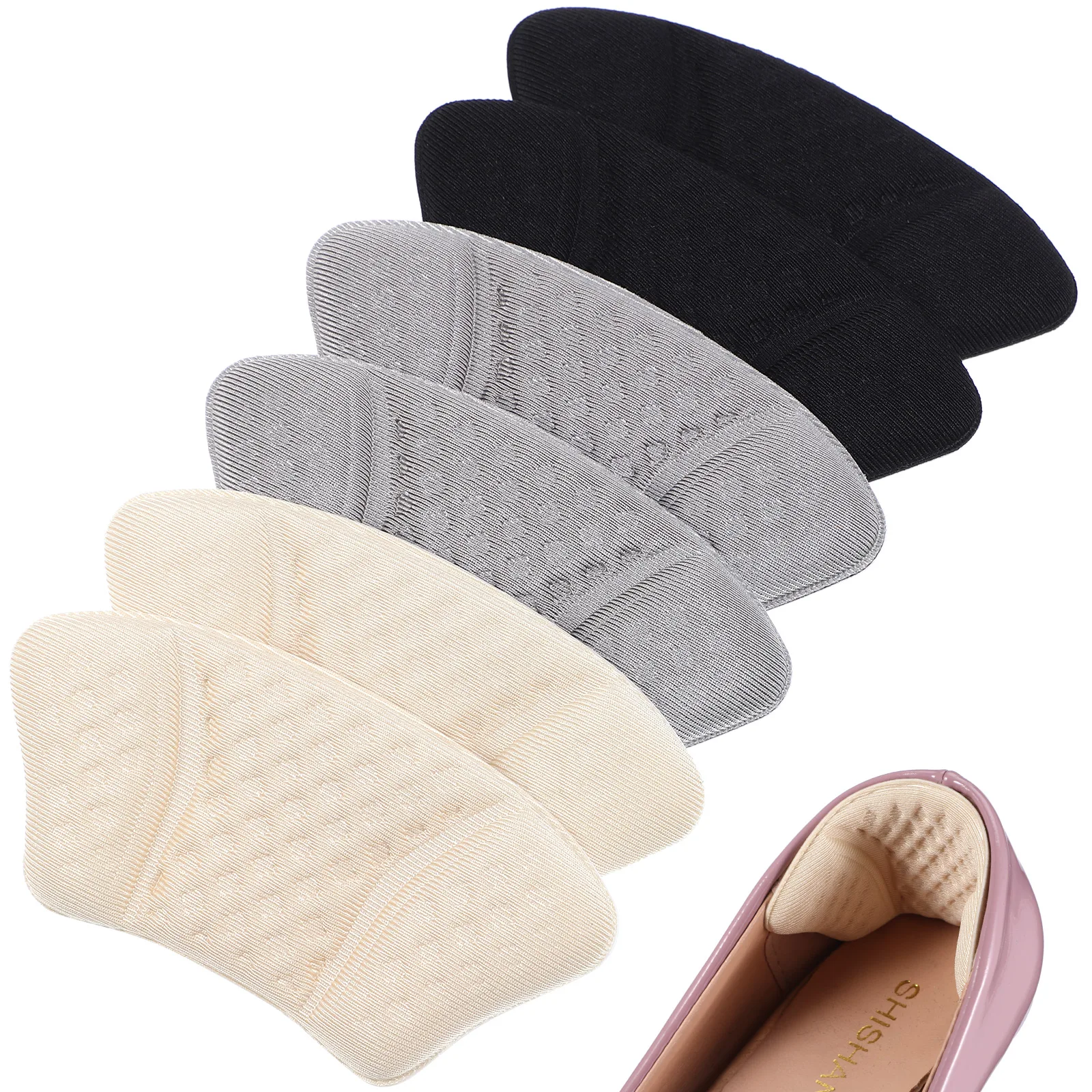 6 Pairs Heel Protectors Anti Wear Pads Sturdy Sponge Black Gray Beige 2 Each Lasting Anti Shoe Inserts For
6 Pairs Heel Protectors Anti Wear Pads Sturdy Sponge Black Gray Beige 2 Each Lasting Anti Shoe Inserts For