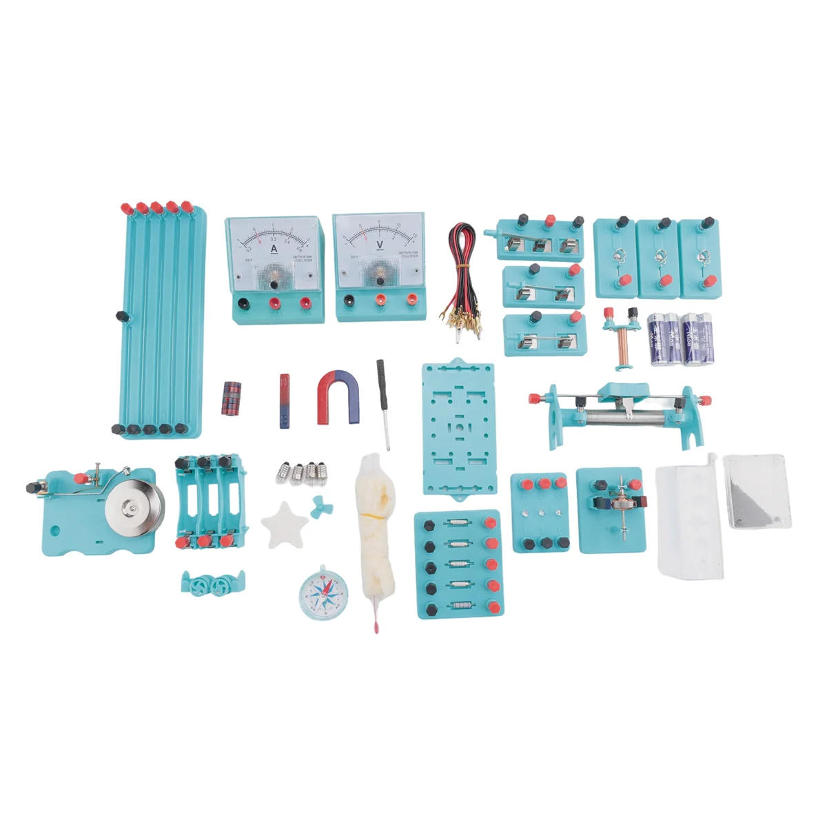 ABNP Kids Electricity Circuit Learning Kit Physics Experiment Kit Basic Educational ABS Electricity Magnetism Learning Tool
ABNP Kids Electricity Circuit Learning Kit Physics Experiment Kit Basic Educational ABS Electricity Magnetism Learning Tool