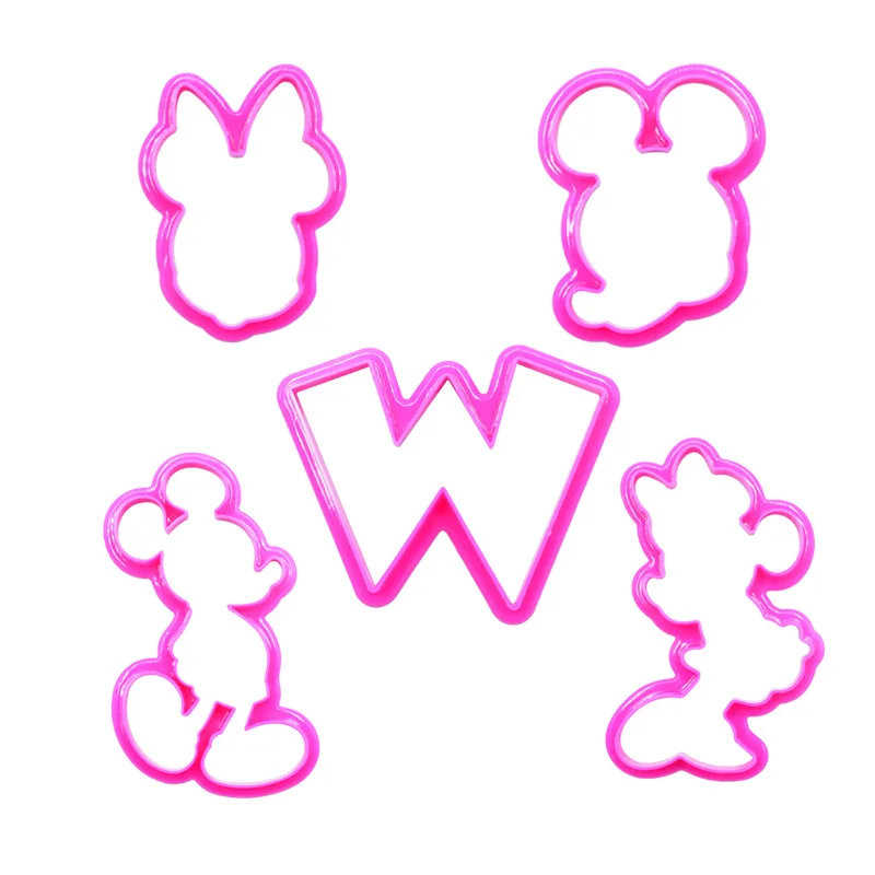 W Cartoon Mouse Press Cookie Cutter Plastic Biscuit Baking Fruit Knife Kitchen Cake Mold Tools Strips Embossing Printing
W Cartoon Mouse Press Cookie Cutter Plastic Biscuit Baking Fruit Knife Kitchen Cake Mold Tools Strips Embossing Printing