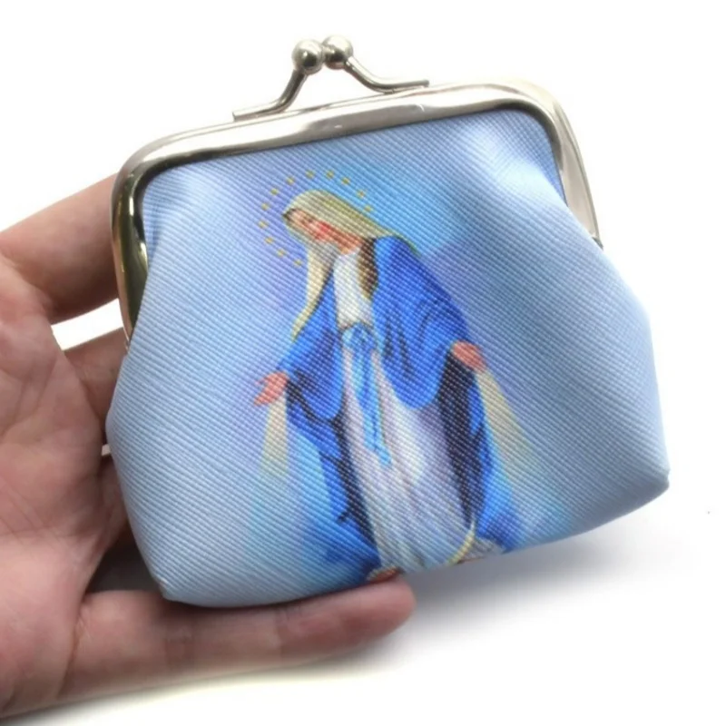 5pcs Blue 8.8 CM Madonna Clip Buckle Rosary Bag Holy Relic Gift Bag Coin Purse
5pcs Blue 8.8 CM Madonna Clip Buckle Rosary Bag Holy Relic Gift Bag Coin Purse