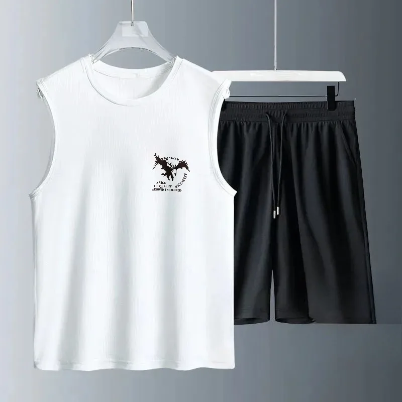 Men's Tank Top Sets 2026 Summer Quick drying Breathable oversize seaside sports tracksuit for man jogging set beach running
Men's Tank Top Sets 2026 Summer Quick drying Breathable oversize seaside sports tracksuit for man jogging set beach running