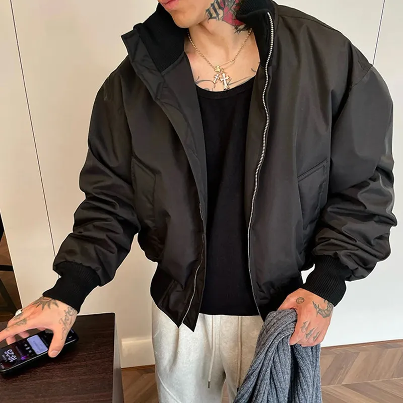 Американская спортивная куртка-бомбер из хлопка для мужчин, зимняя утепленная верхняя одежда, бейсбольная куртка Cleanfit из хлопка
Американская спортивная куртка-бомбер из хлопка для мужчин, зимняя утепленная верхняя одежда, бейсбольная куртка Cleanfit из хлопка