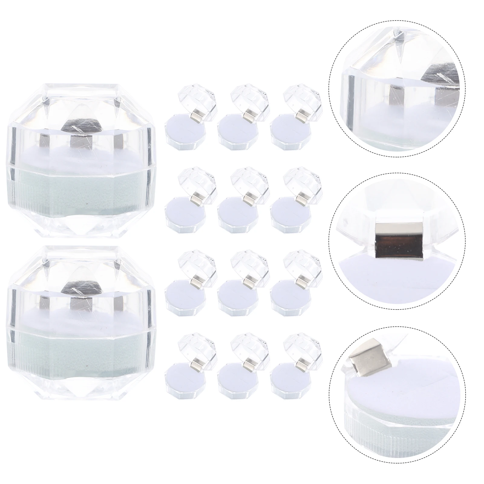 20 Pcs Ring Box Boxes for Proposal Engagement Wedding Organizer Bulk Jewelry Bride Rings Ringbox
20 Pcs Ring Box Boxes for Proposal Engagement Wedding Organizer Bulk Jewelry Bride Rings Ringbox