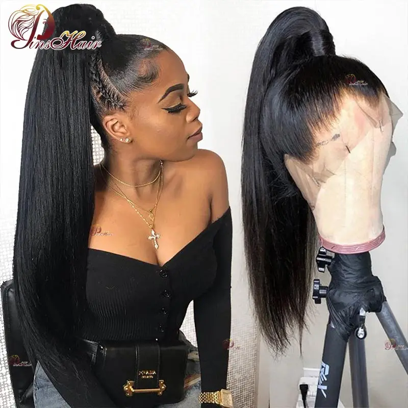 Straight 13x6 Transparent Lace Front Wig Human Hair Pre-Plucked 180% Brazilian Natural Black 13x4 Lace Frontal Wig For Women 34
Straight 13x6 Transparent Lace Front Wig Human Hair Pre-Plucked 180% Brazilian Natural Black 13x4 Lace Frontal Wig For Women 34