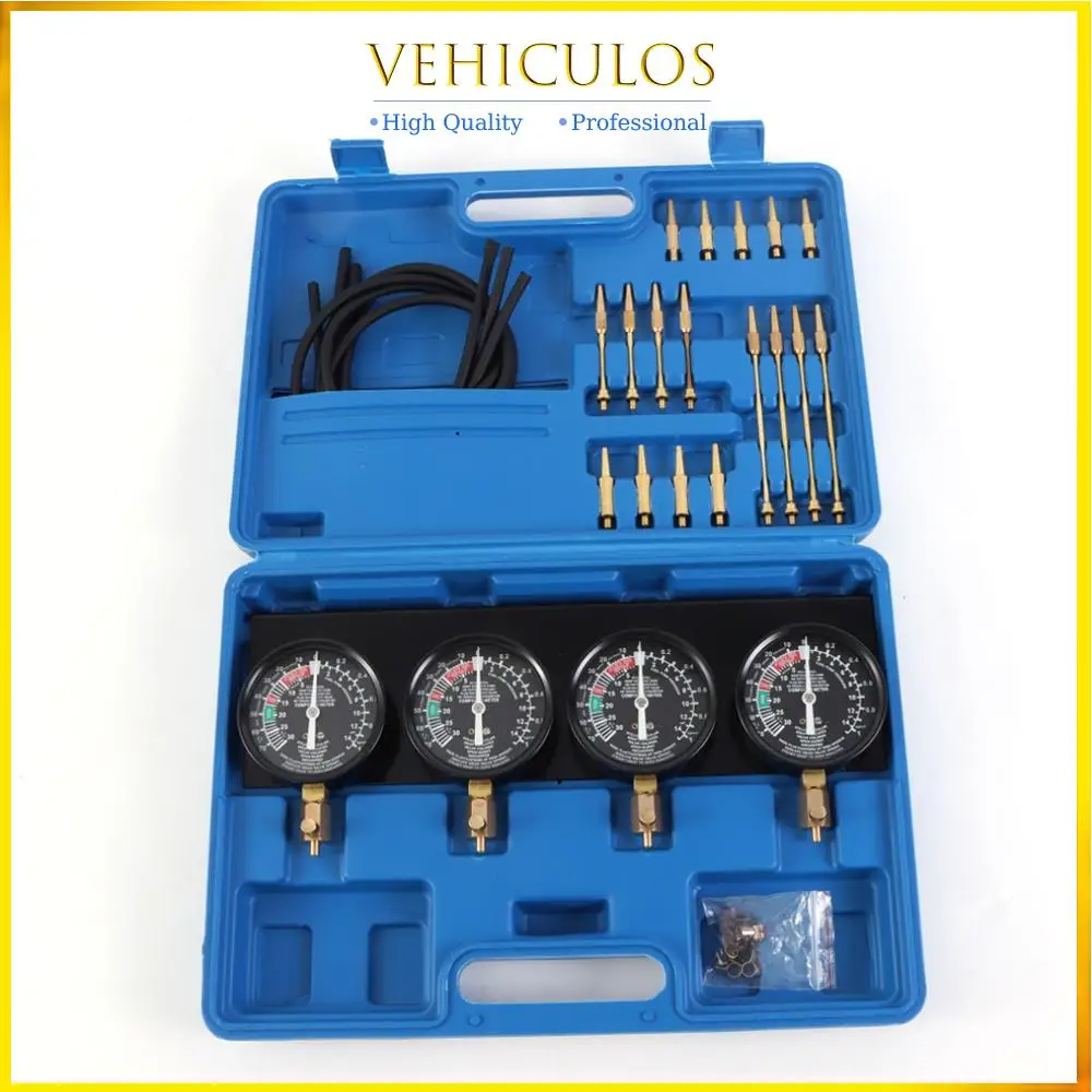 New Fuel Carburetor Synchronizer Vacuum Balancer Gauge 4 Cylinder Sync Gauges Kit Car Repair Motorcycle Synchronizer Tool Parts
New Fuel Carburetor Synchronizer Vacuum Balancer Gauge 4 Cylinder Sync Gauges Kit Car Repair Motorcycle Synchronizer Tool Parts