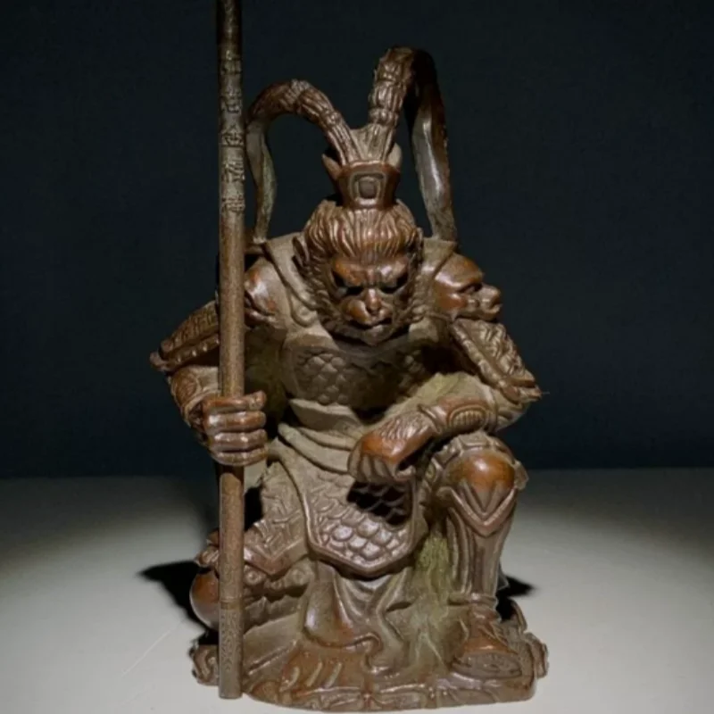 Antique bronze Great Sage Equal to Heaven Sun Wukong Statue Chinese style ornament creative home decoration
Antique bronze Great Sage Equal to Heaven Sun Wukong Statue Chinese style ornament creative home decoration