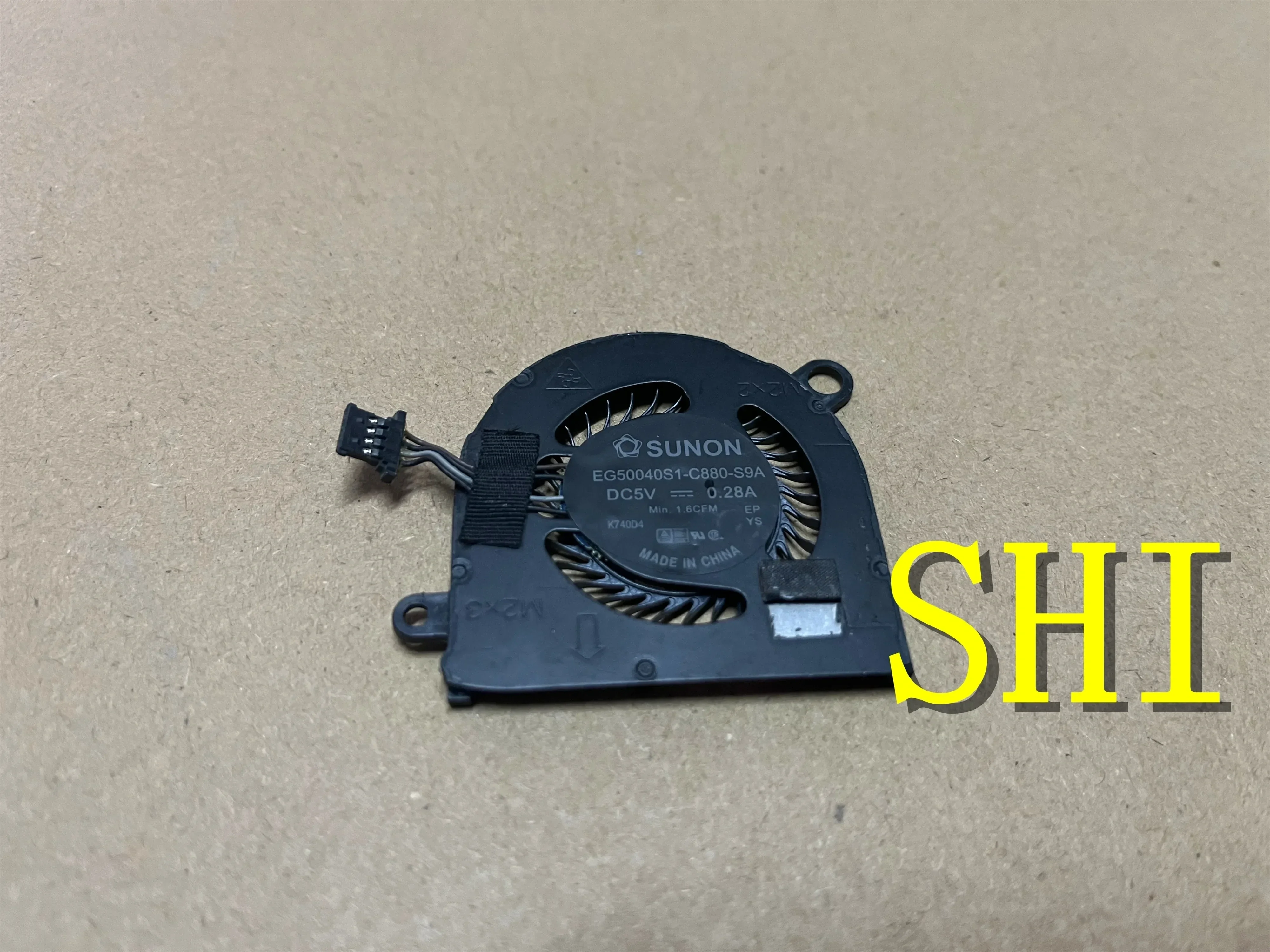 used Original CPU Cooling Fan for Dell Latitude 5289 7389 P29S Series EG50040S1-C880-S9A Test OK
used Original CPU Cooling Fan for Dell Latitude 5289 7389 P29S Series EG50040S1-C880-S9A Test OK