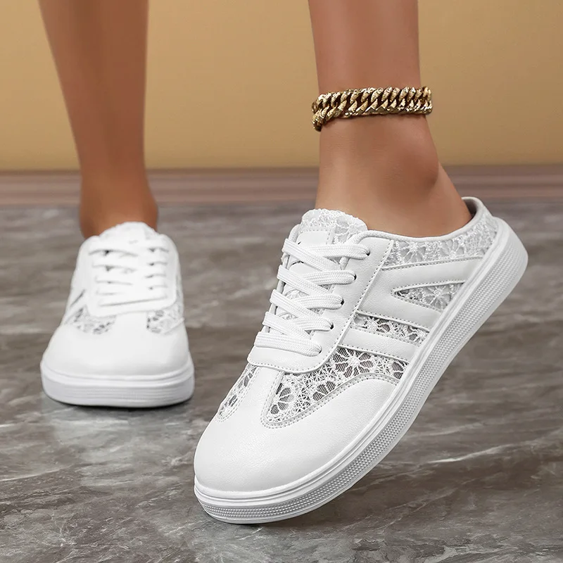Women's Breathable Summer 2026 New Half-Standing Mesh Shoes Versatile Casual Slippers Lightweight Casual Shoes Polyurethane Sole
Women's Breathable Summer 2026 New Half-Standing Mesh Shoes Versatile Casual Slippers Lightweight Casual Shoes Polyurethane Sole
