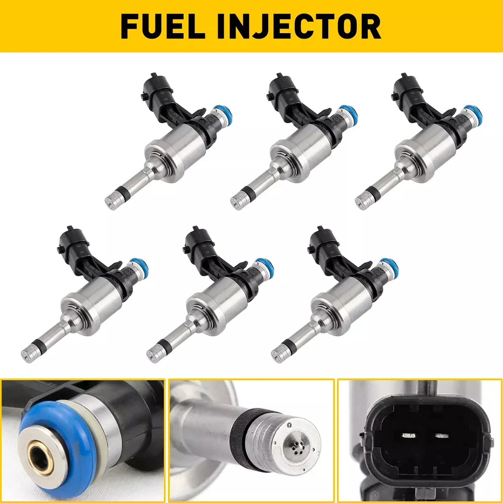 6Pcs Fuel Injectors 12638530 12632255 Replacement For Buick Enclave/Lacrosse For Cadillac CTS/STS For GMC Acadia Car Accessories
6Pcs Fuel Injectors 12638530 12632255 Replacement For Buick Enclave/Lacrosse For Cadillac CTS/STS For GMC Acadia Car Accessories